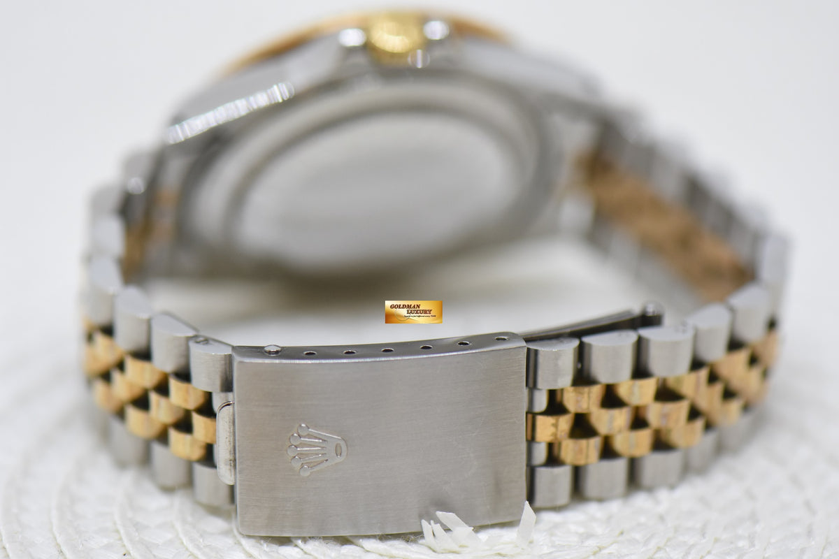[SOLD] ROLEX OYSTER PERPETUAL GMT-MASTER II 40mm HALF-GOLD JUBILEE BRACELET BLACK TRITIUM DIAL 16713 (NEO-VINTAGE)
