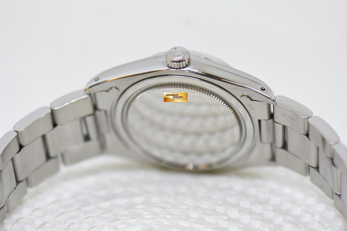 [SOLD] ROLEX OYSTERDATE PRECISION 34mm STEEL BRACELET BLACK DIAL 6694 (VINTAGE)