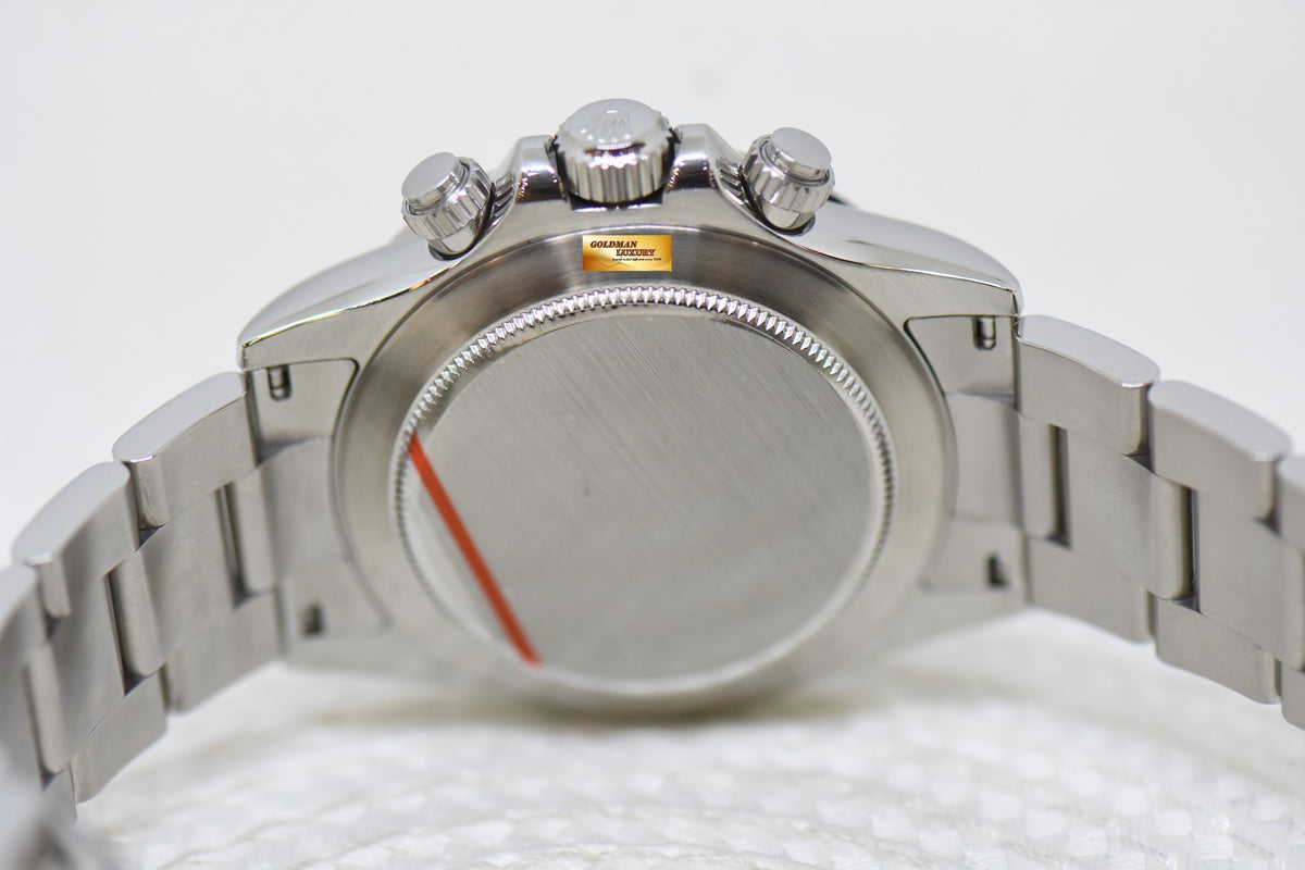 [SOLD] ROLEX OYSTER DAYTONA CHRONOGRAPH 40mm STEEL IN OYSTER BRACELET BLACK DIAL 116520 (MINT)