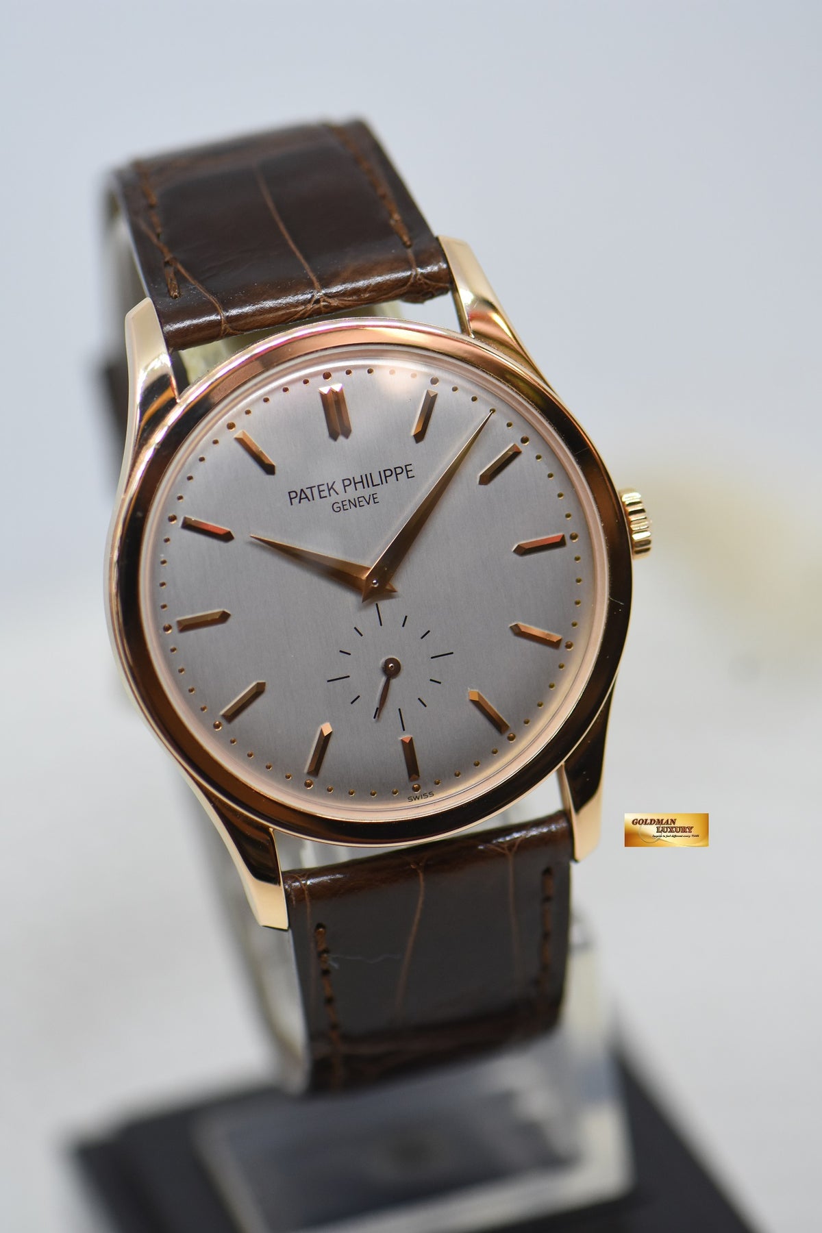 [SOLD] PATEK PHILIPPE CALATRAVA 37mm 18K ROSE GOLD MANUAL WINDING 5196R (MINT)