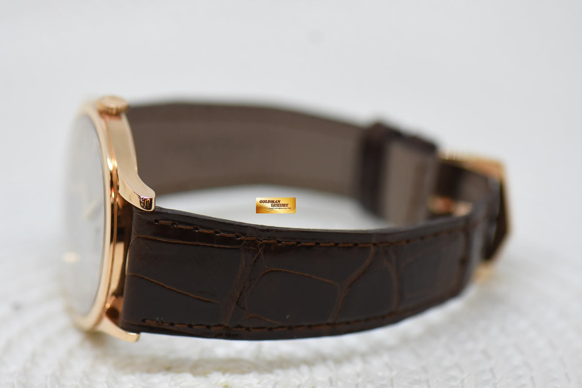 [SOLD] PATEK PHILIPPE CALATRAVA 37mm 18K ROSE GOLD MANUAL WINDING 5196R (MINT)