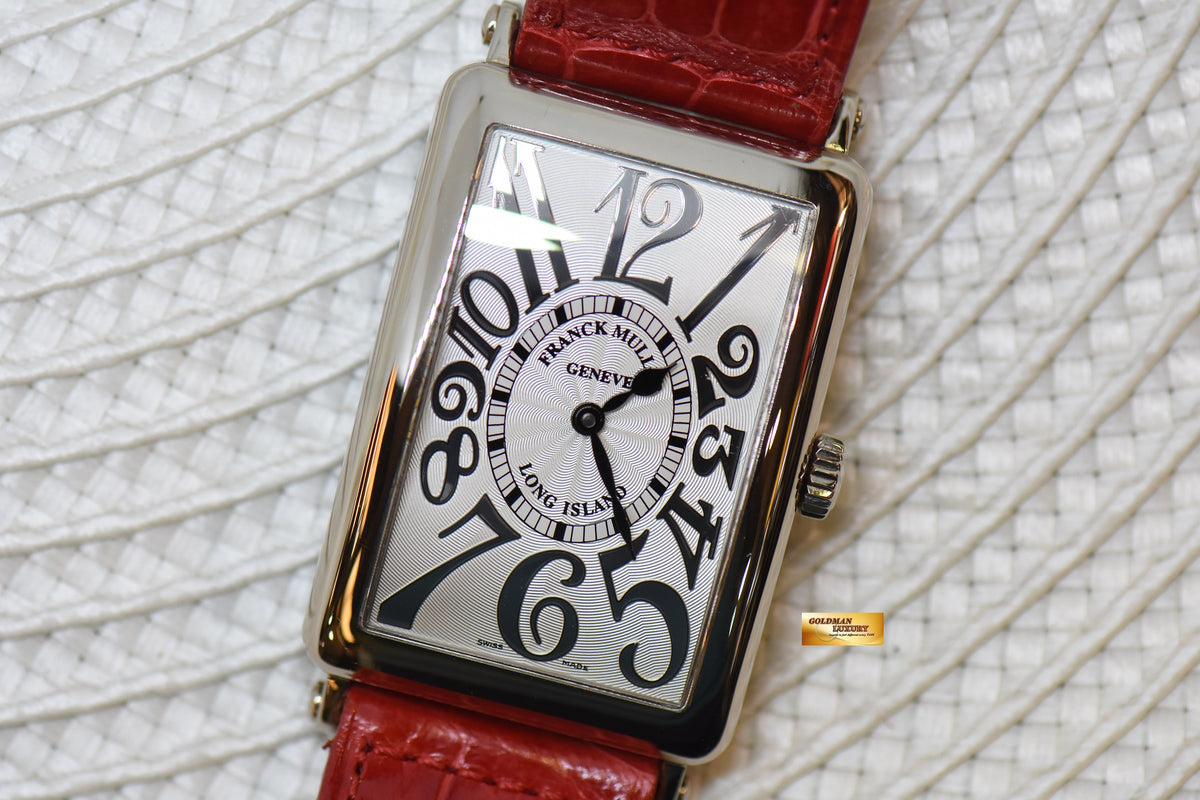 [SOLD] FRANCK MULLER LONG ISLAND 18K WHITE GOLD AUTOMATIC 1000 SC (MINT)