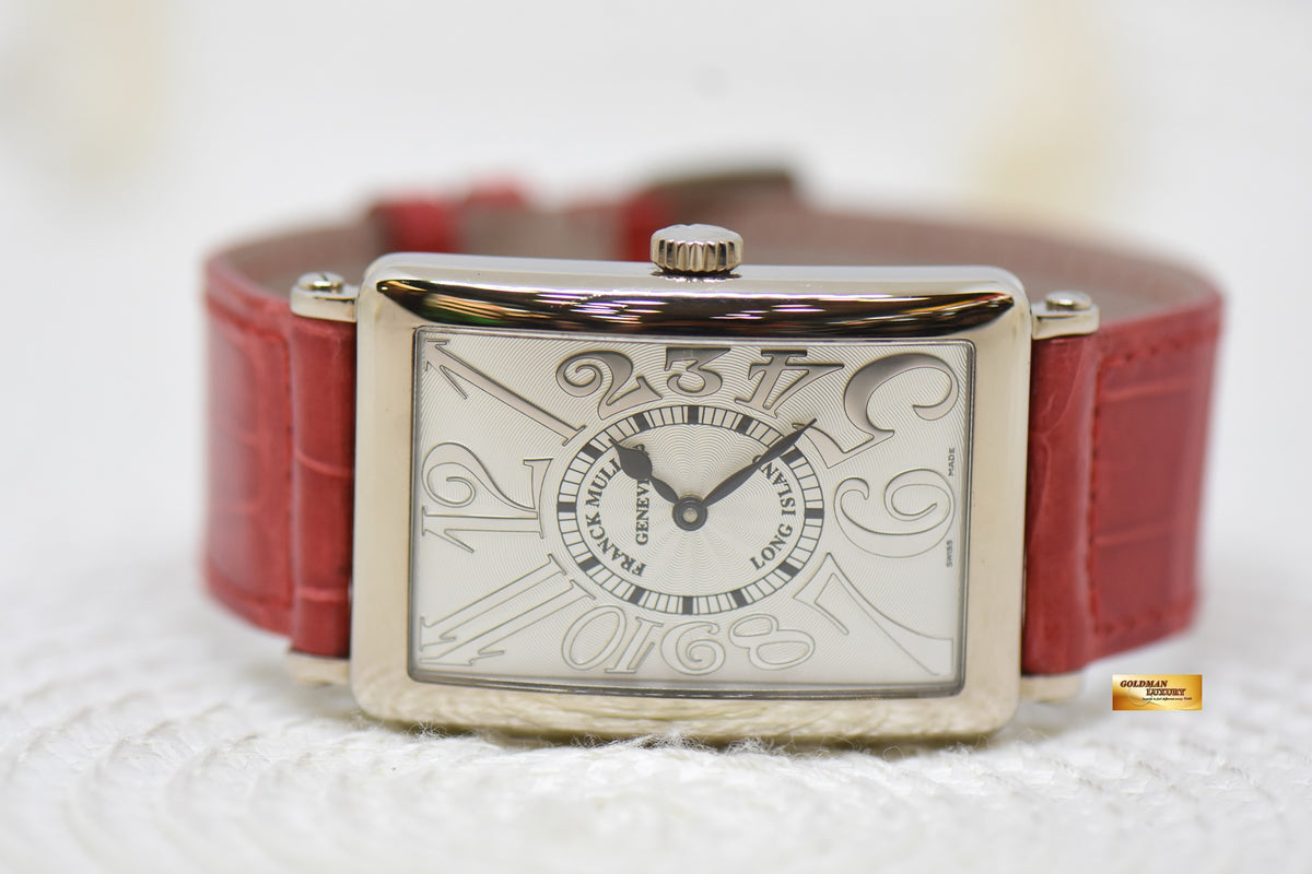 [SOLD] FRANCK MULLER LONG ISLAND 18K WHITE GOLD AUTOMATIC 1000 SC (MINT)