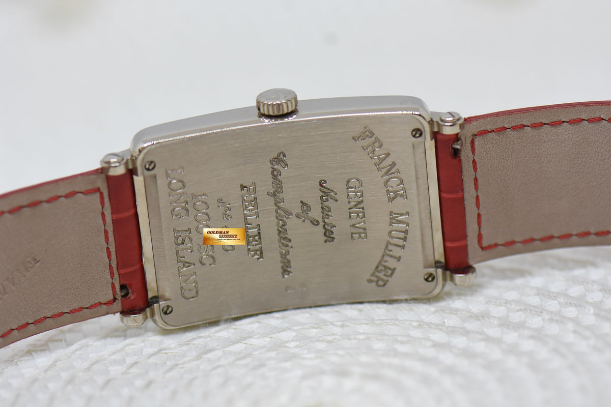 [SOLD] FRANCK MULLER LONG ISLAND 18K WHITE GOLD AUTOMATIC 1000 SC (MINT)