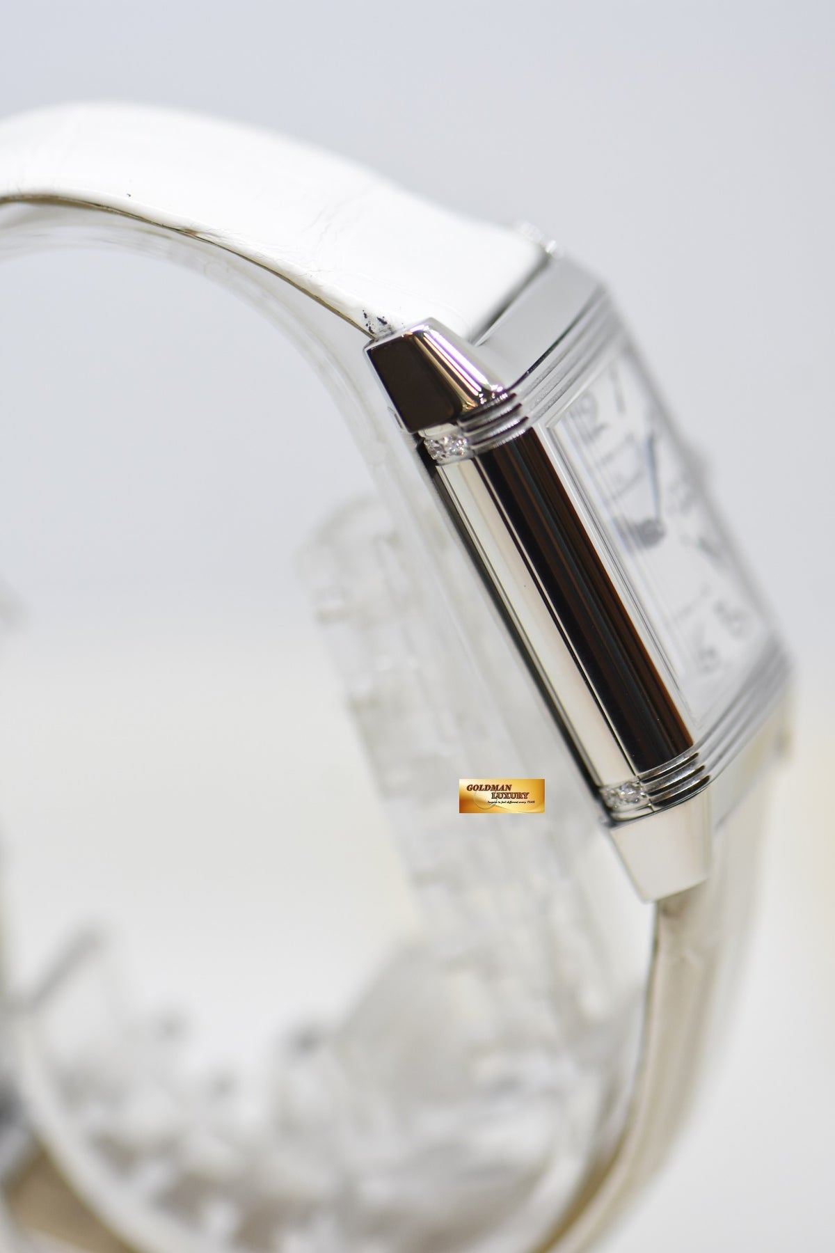 [SOLD] JLC REVERSO DUETTO LADIES STEEL IN LEATHER STRAP MANUAL Q2568402 (MINT)