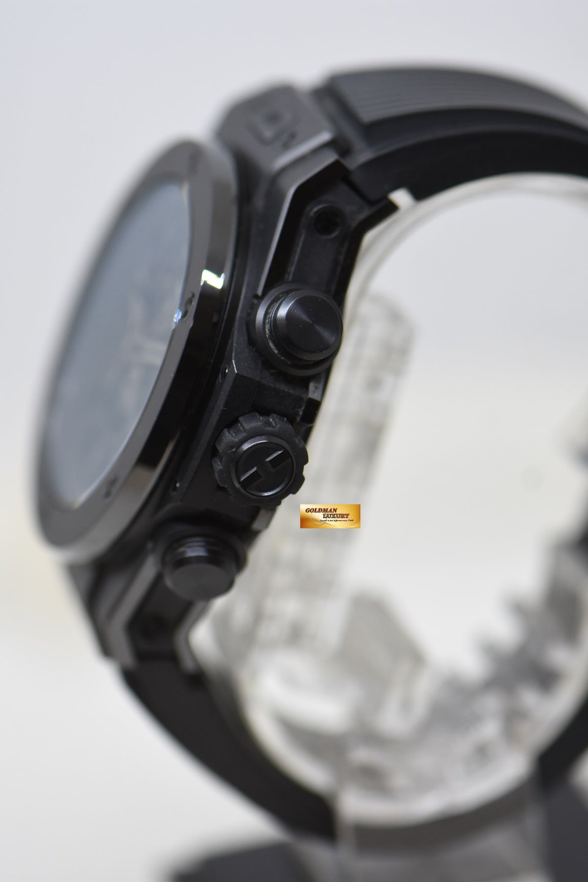 [SOLD] HUBLOT BIG BANG 45mm UNICO “ALL BLACK” CERAMIC CHRONOGRAPH AUTOMATIC 411.CI.1110.RX (MINT)