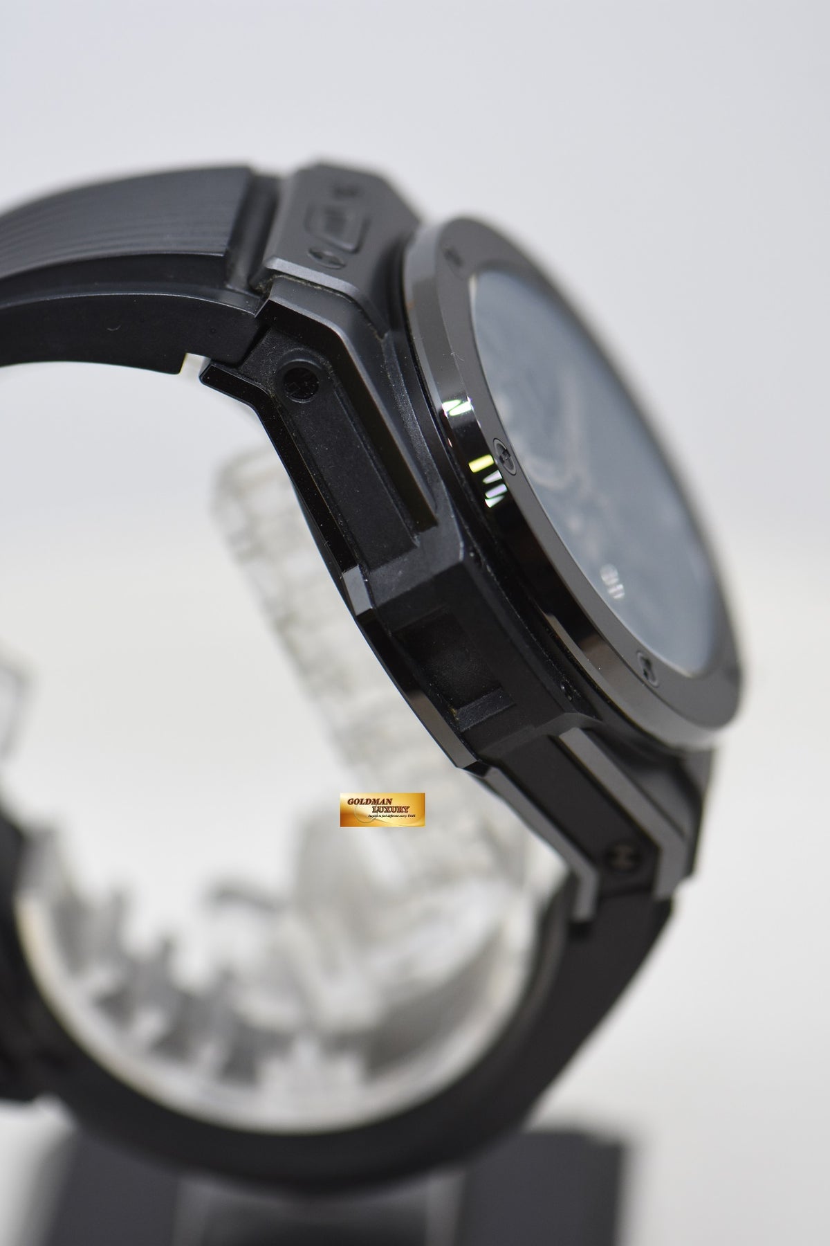 [SOLD] HUBLOT BIG BANG 45mm UNICO “ALL BLACK” CERAMIC CHRONOGRAPH AUTOMATIC 411.CI.1110.RX (MINT)