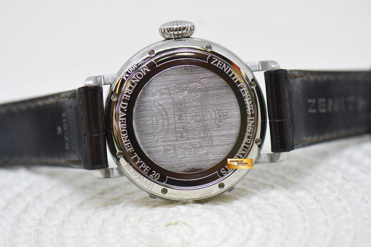 [SOLD] ZENITH PILOT TYPE 20 MONTRE d’AEROREF 40mm LADIES DIAMOND AUTOMATIC 16.1930.681 (MINT)