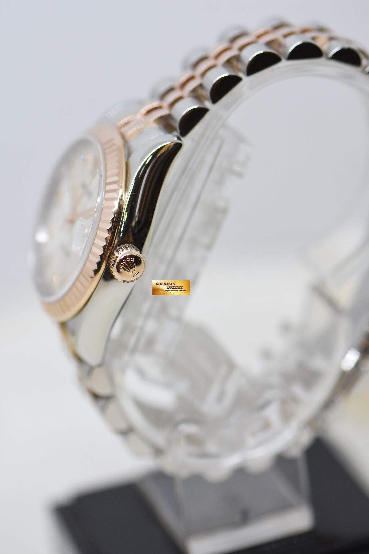 [SOLD] ROLEX OYSTER DATEJUST 31mm COMPUTER DIAMONDS DIAL HALF-EVEROSE GOLD JUBILEE BRACELET 178271 (MINT)