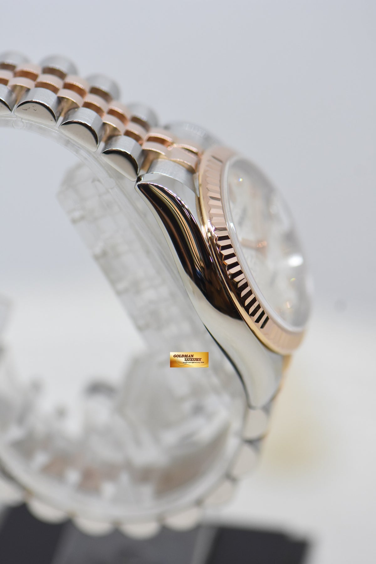 [SOLD] ROLEX OYSTER DATEJUST 31mm COMPUTER DIAMONDS DIAL HALF-EVEROSE GOLD JUBILEE BRACELET 178271 (MINT)