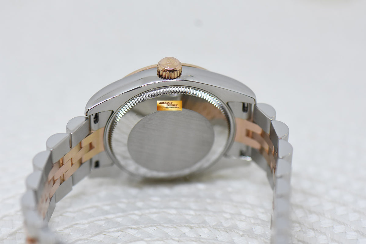 [SOLD] ROLEX OYSTER DATEJUST 31mm COMPUTER DIAMONDS DIAL HALF-EVEROSE GOLD JUBILEE BRACELET 178271 (MINT)