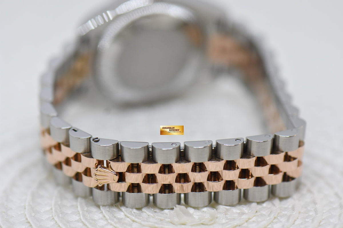 [SOLD] ROLEX OYSTER DATEJUST 31mm COMPUTER DIAMONDS DIAL HALF-EVEROSE GOLD JUBILEE BRACELET 178271 (MINT)