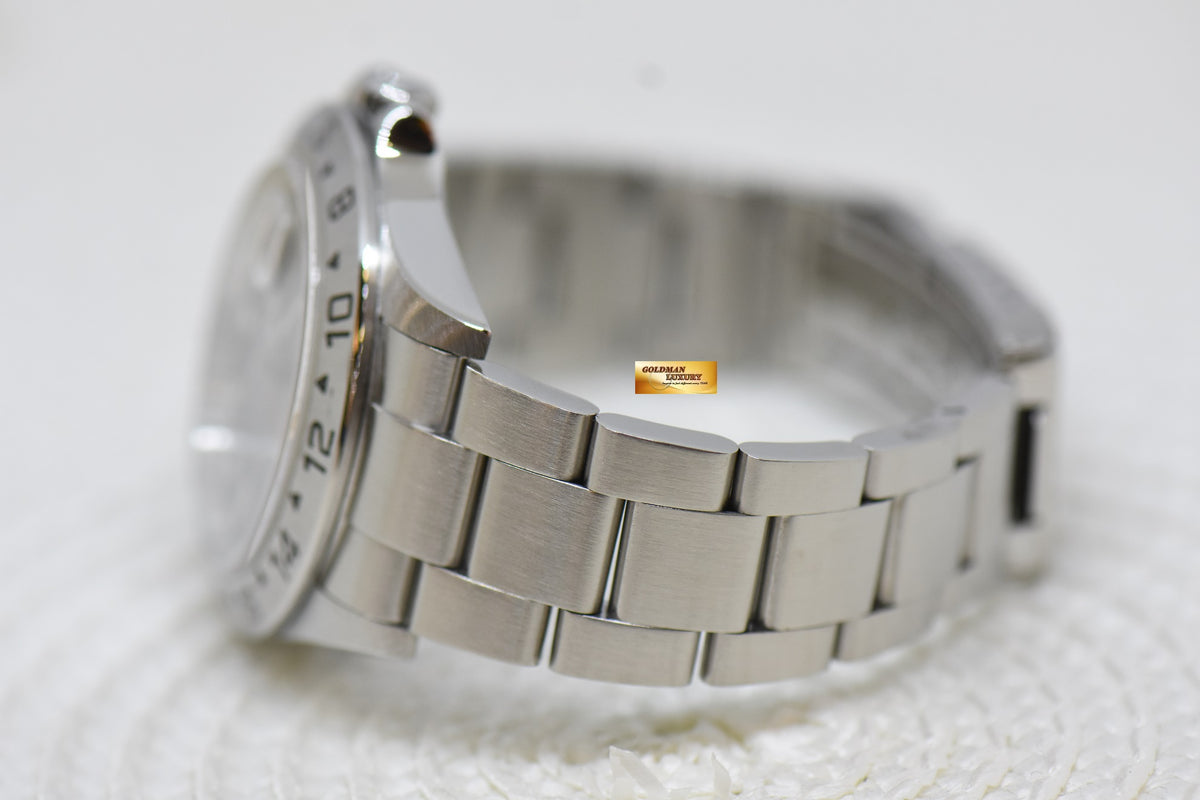[SOLD] ROLEX OYSTER PERPETUAL EXPLORER II 40mm STEEL BLACK DIAL CALIBRE 3185 16570 (NO PINHOLE) (MINT)