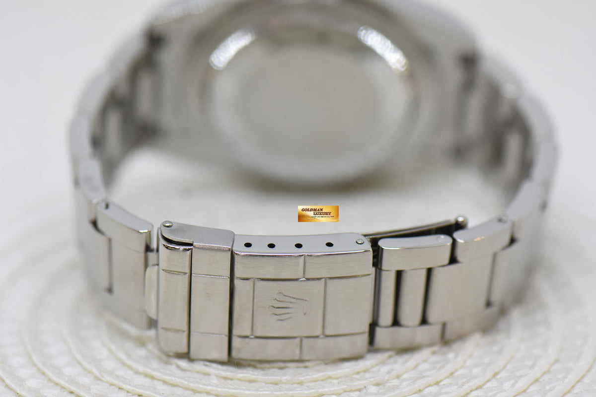 [SOLD] ROLEX OYSTER PERPETUAL EXPLORER II 40mm STEEL BLACK DIAL CALIBRE 3185 16570 (NO PINHOLE) (MINT)