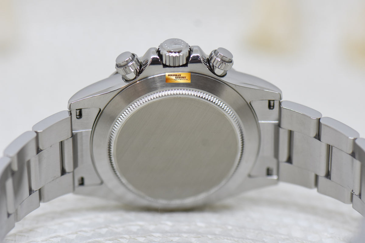 [SOLD] ROLEX OYSTER PERPETUAL DAYTONA STEEL IN BRACELET WHITE “APH” DIAL 116520 (MINT)