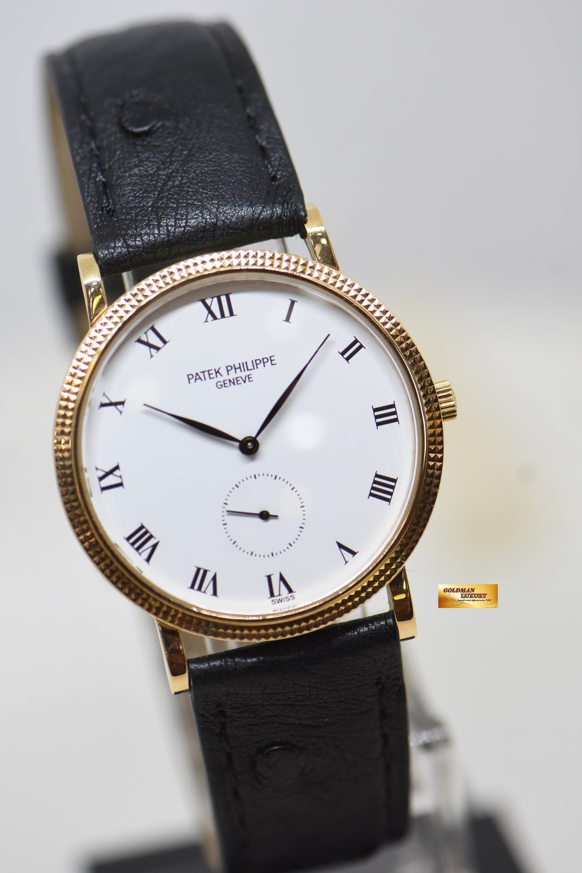 [SOLD] PATEK PHILIPPE CALATRAVA 33mm 18K YELLOW GOLD MANUAL WINDING 3919J (MINT)