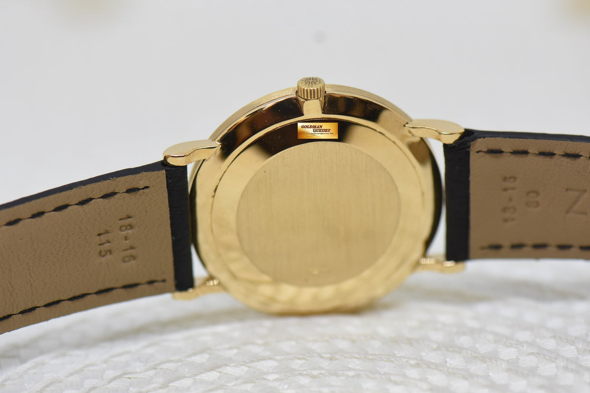 [SOLD] PATEK PHILIPPE CALATRAVA 33mm 18K YELLOW GOLD MANUAL WINDING 3919J (MINT)