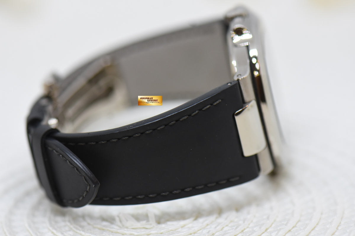 [SOLD] PATEK PHILIPPE NAUTILUS 18K WHITE GOLD IN LEATHER STRAP POWER RESERVE MOONPHASE 5712G (MINT)