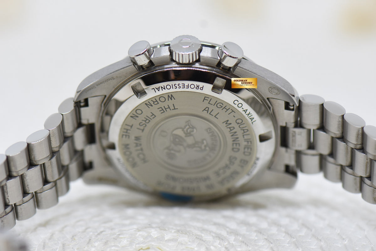 [SOLD] OMEGA SPEEDMASTER MOONWATCH C.3861 CHRONOGRAPH 42mm STEEL IN BRACELET BLACK 310.30.42.50.01.001 (MINT)