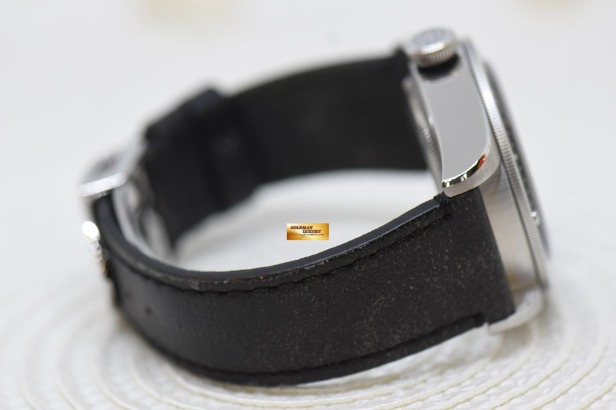 [SOLD] TUDOR BLACK BAY 41mm STEEL IN LEATHER STRAP BLACK BEZEL 79230N AUTOMATIC (MINT)
