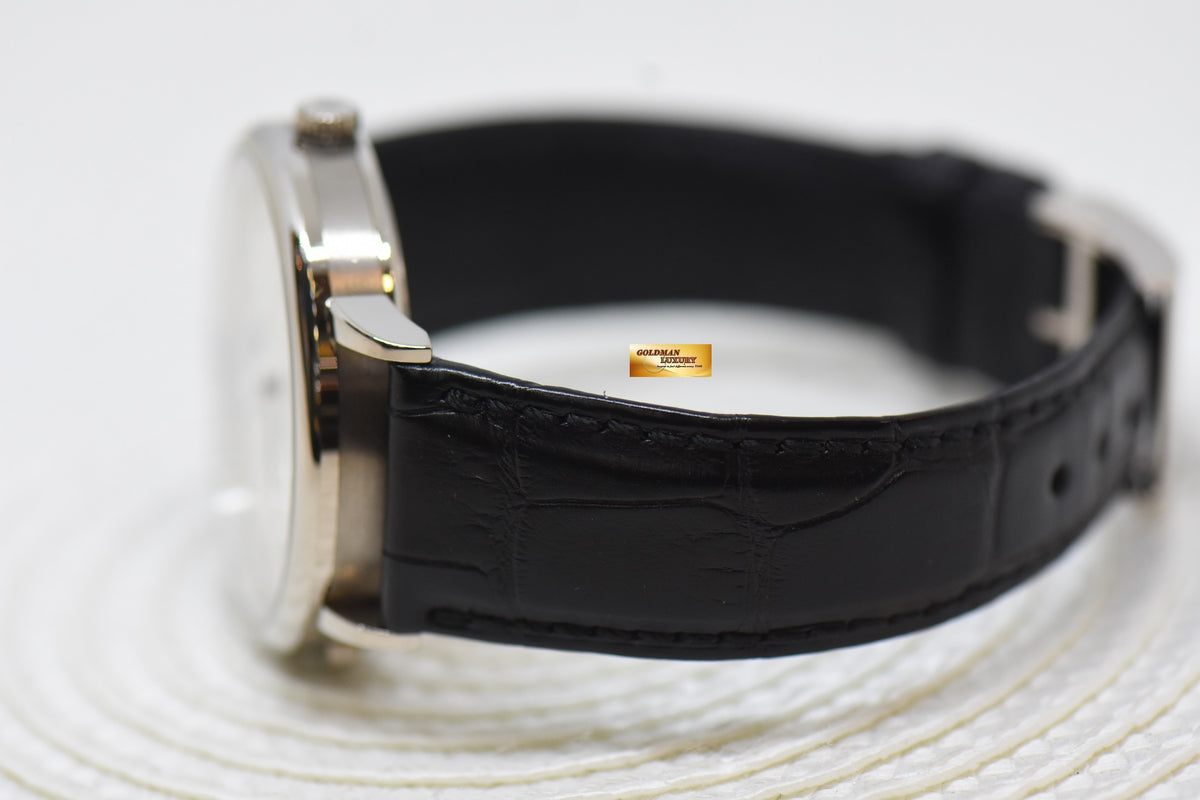 [SOLD] A.LANGE & SOHNE SAXONIA DUAL TIME 38.5mm WHITE GOLD IN STRAP AUTOMATIC 386.026 (MINT)