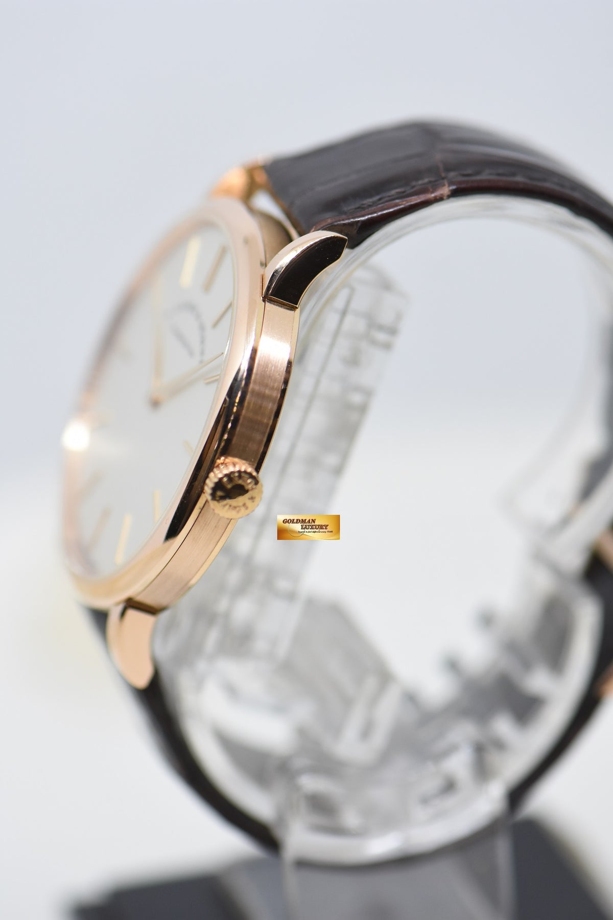 [SOLD] A.LANGE & SOHNE SAXONIA THIN 37mm ROSE GOLD IN STRAP MANUAL 201.033 (MINT)