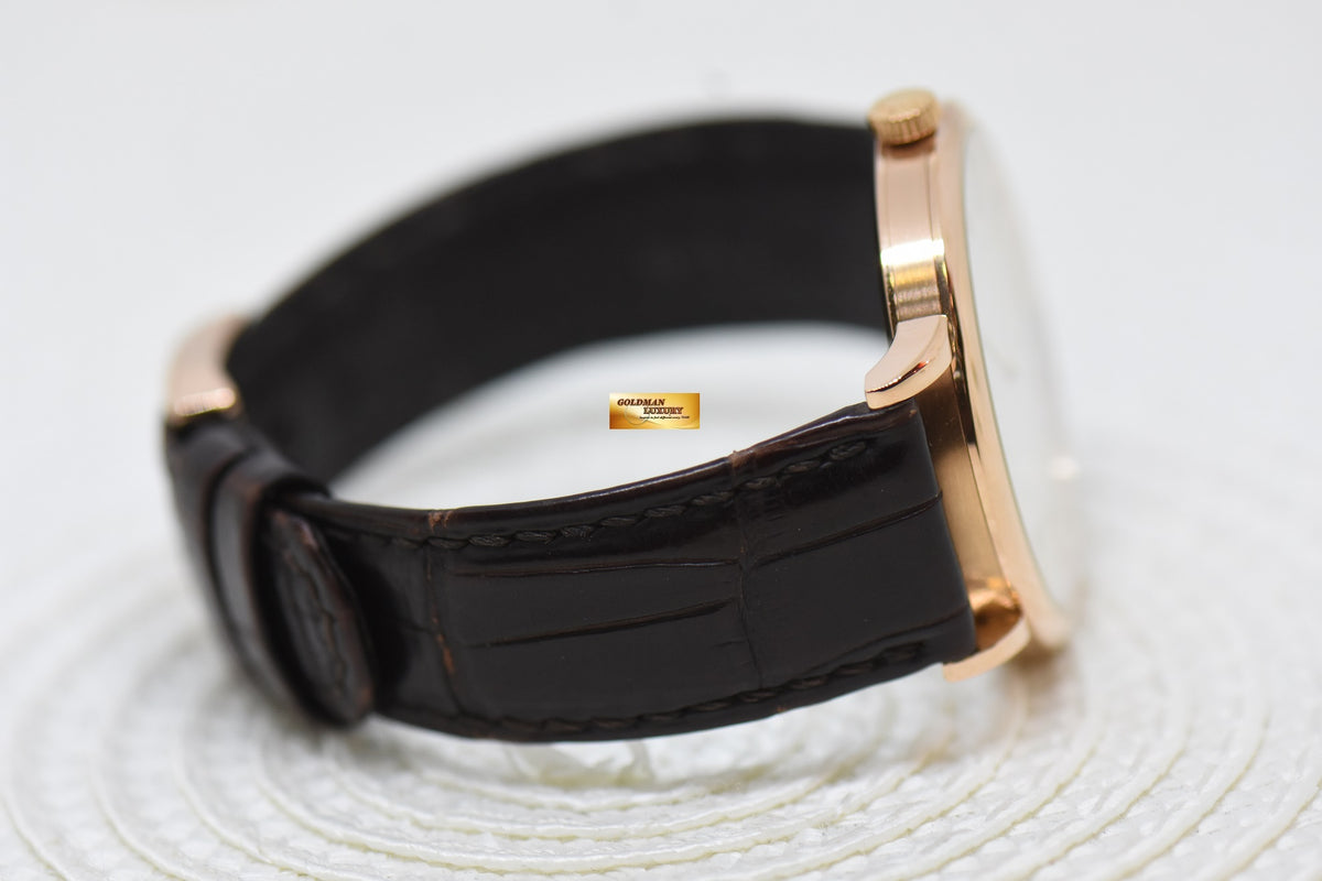 [SOLD] A.LANGE & SOHNE SAXONIA THIN 37mm ROSE GOLD IN STRAP MANUAL 201.033 (MINT)
