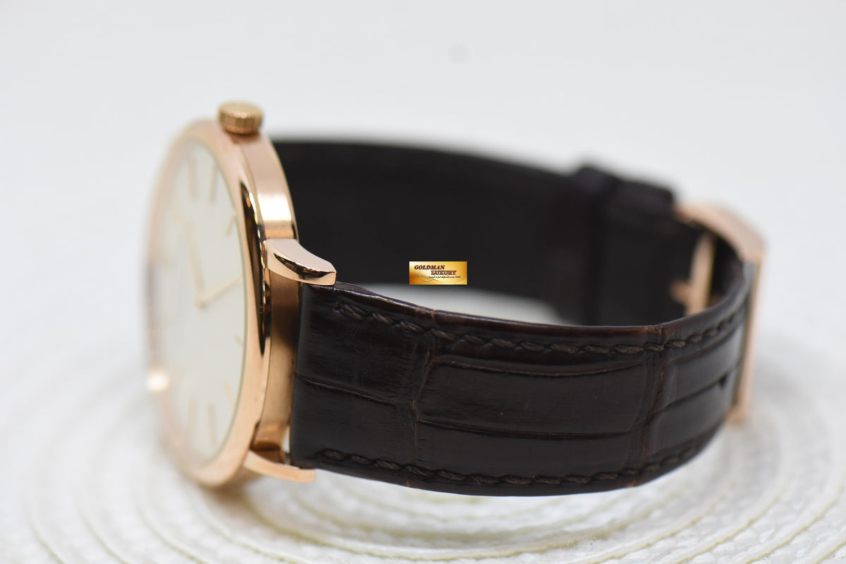 [SOLD] A.LANGE & SOHNE SAXONIA THIN 37mm ROSE GOLD IN STRAP MANUAL 201.033 (MINT)