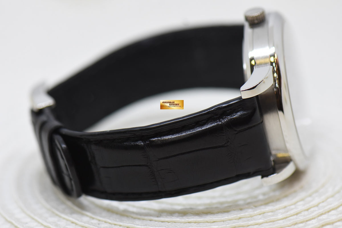 [SOLD] A.LANGE & SOHNE LANGE 1 TIMEZONE 41.9mm PLATINUM IN LEATHER STRAP OUTSIZED DATE DAY/NIGHT MANUAL 116.025 (MINT)