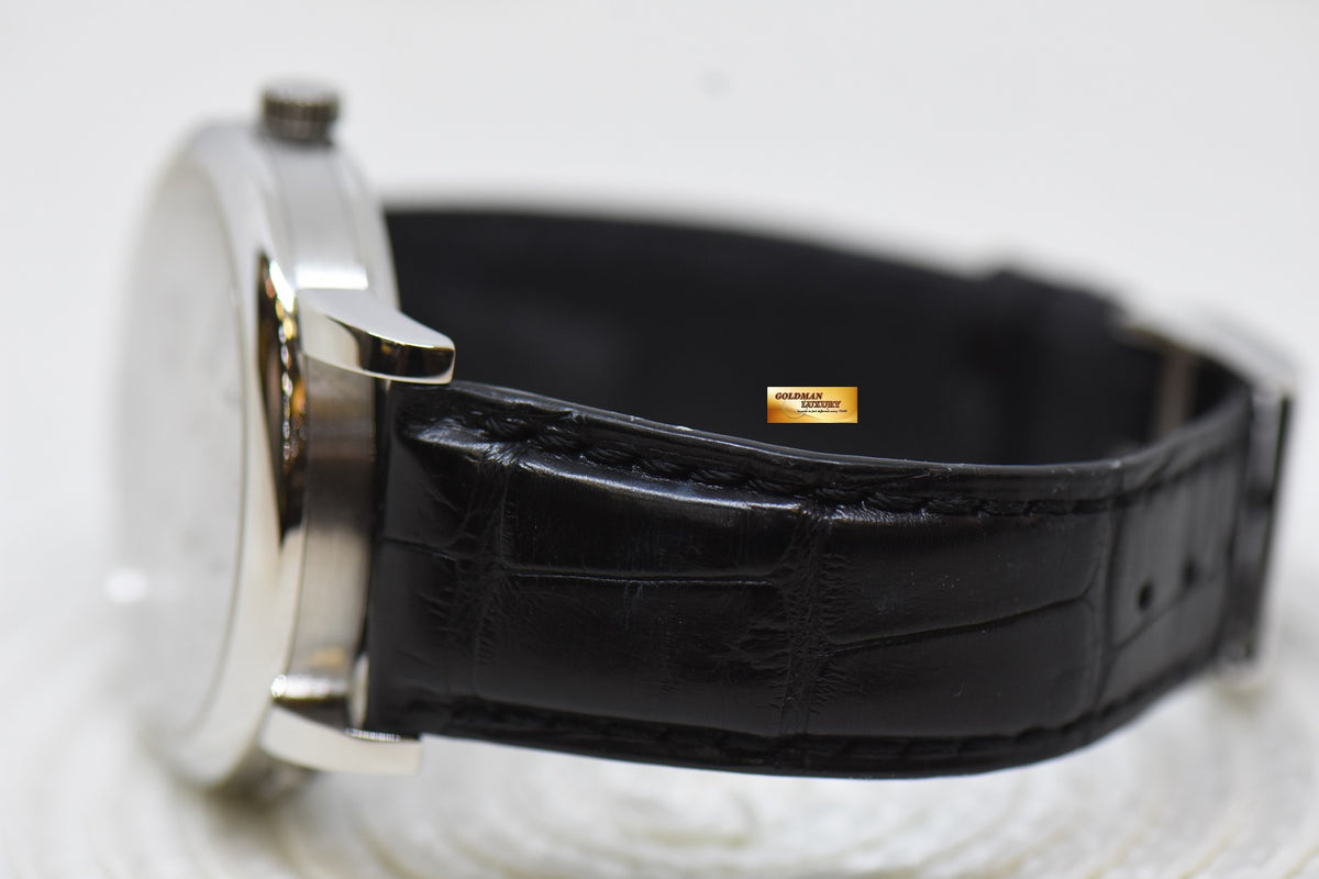 [SOLD] A.LANGE & SOHNE LANGE 1 TIMEZONE 41.9mm PLATINUM IN LEATHER STRAP OUTSIZED DATE DAY/NIGHT MANUAL 116.025 (MINT)