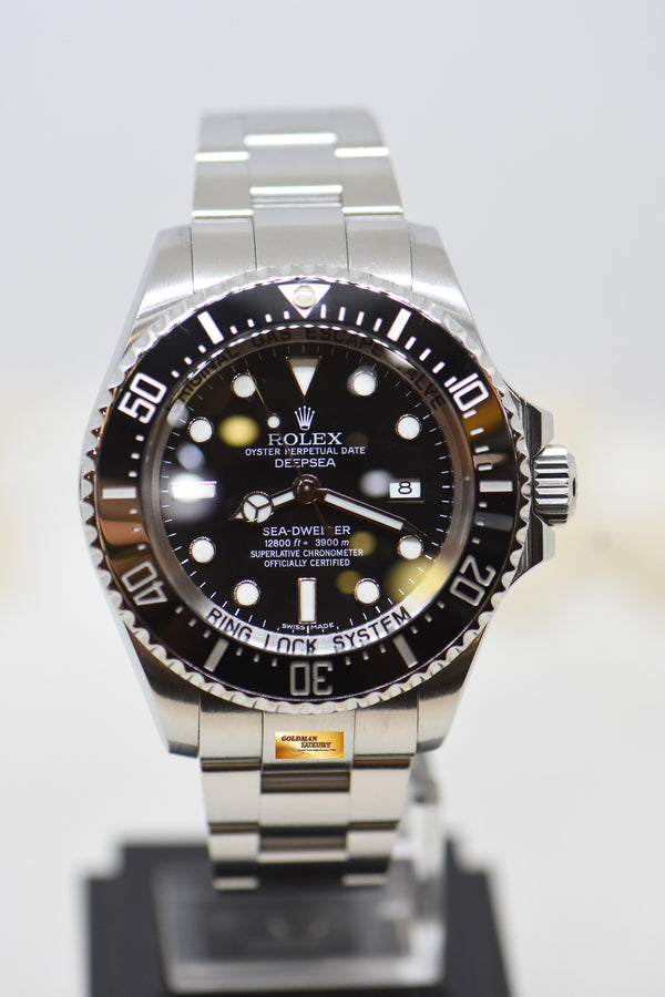 [SOLD] ROLEX OYSTER PERPETUAL DEEPSEA 44mm MARK II BLACK CERAMIC BEZEL 116660 (MINT)