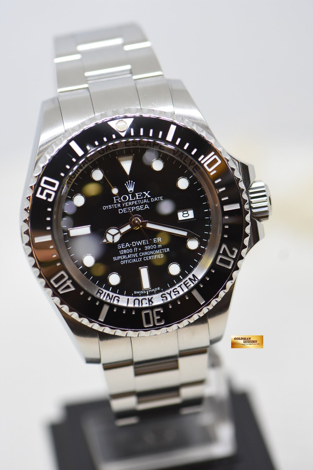 [SOLD] ROLEX OYSTER PERPETUAL DEEPSEA 44mm MARK II BLACK CERAMIC BEZEL 116660 (MINT)