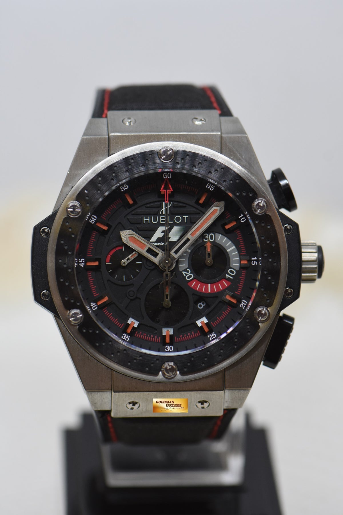 [SOLD] HUBLOT BIG BANG KING POWER FORMULA ONE CHRONOGRAPH 48mm TITANIUM AUTOMATIC 703.ZM.1123.NR.FM010 (MINT)