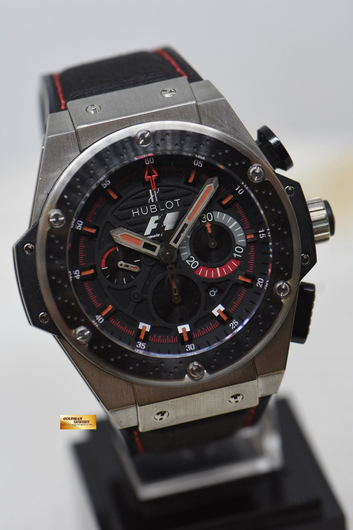 [SOLD] HUBLOT BIG BANG KING POWER FORMULA ONE CHRONOGRAPH 48mm TITANIUM AUTOMATIC 703.ZM.1123.NR.FM010 (MINT)