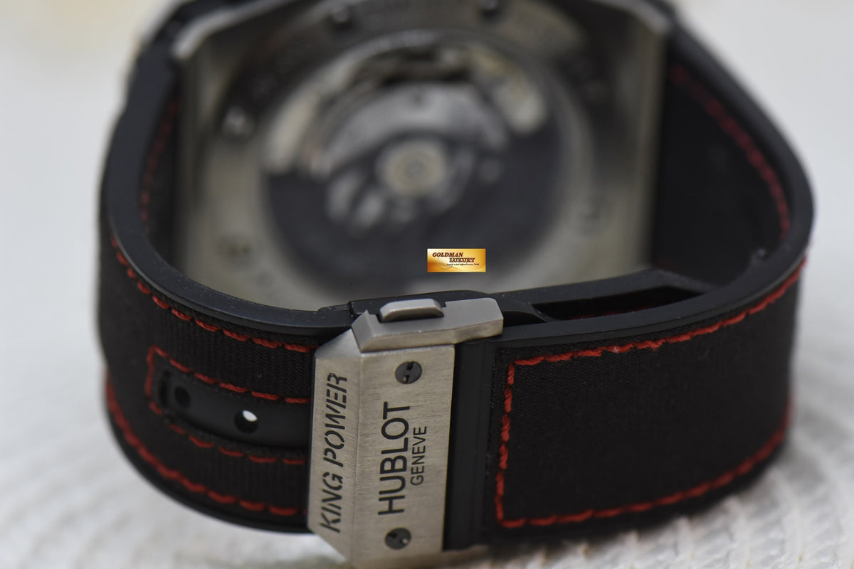 [SOLD] HUBLOT BIG BANG KING POWER FORMULA ONE CHRONOGRAPH 48mm TITANIUM AUTOMATIC 703.ZM.1123.NR.FM010 (MINT)