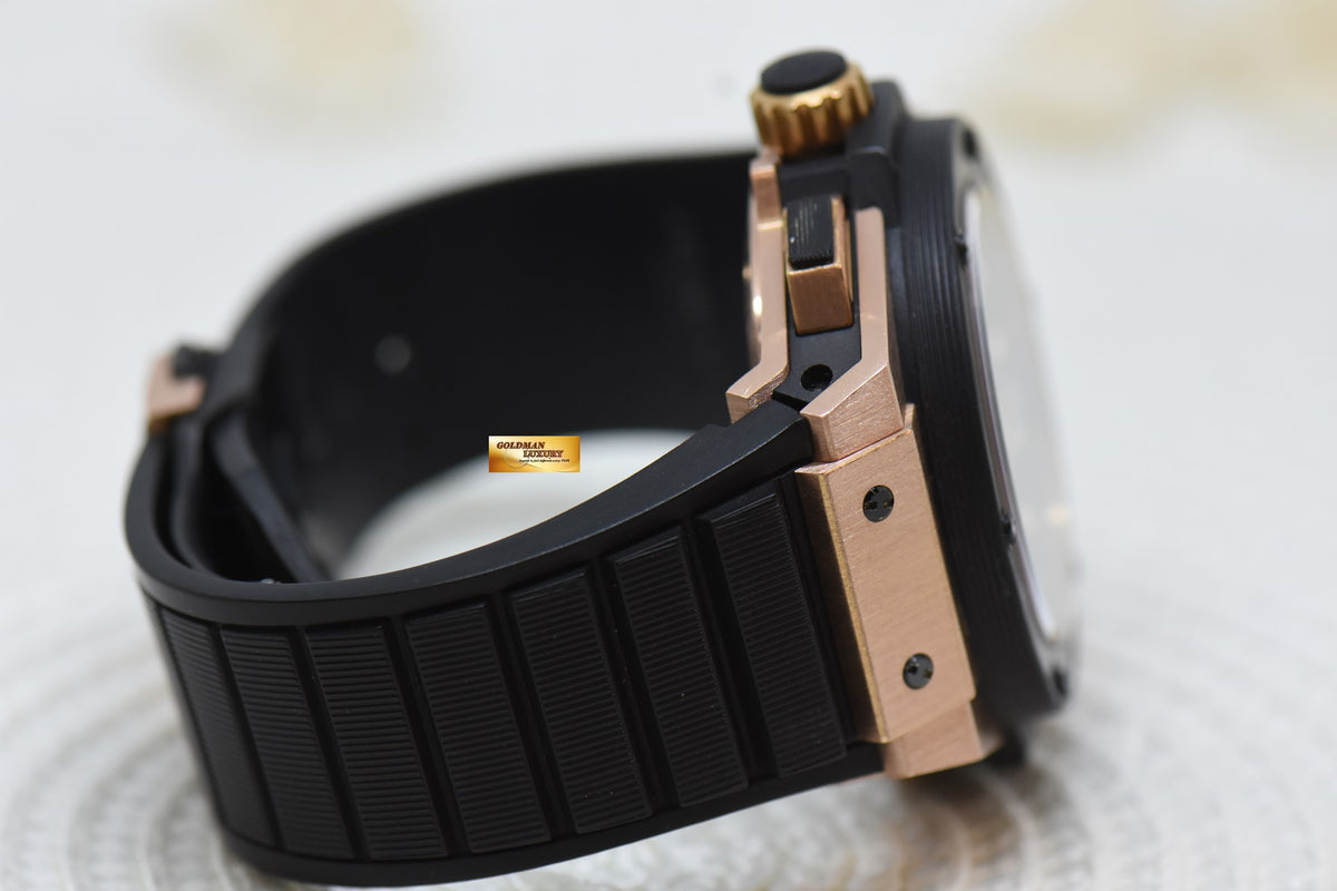 [SOLD] HUBLOT BIG BANG KING POWER CHRONOGRAPH POWER RESERVE 48mm ROSE GOLD IN RUBBER STRAP AUTOMATIC 709.OM.1780.RX (MINT)