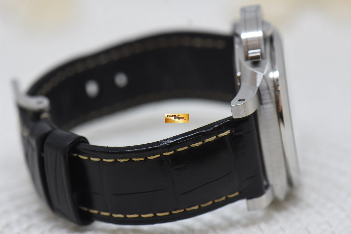 [SOLD] PANERAI LUMINOR MARINA 42mm STEEL IN LEATHER STRAP CAL. P.9010 3 DAYS POWER RESERVE AUTOMATIC PAM 1392 (MINT)