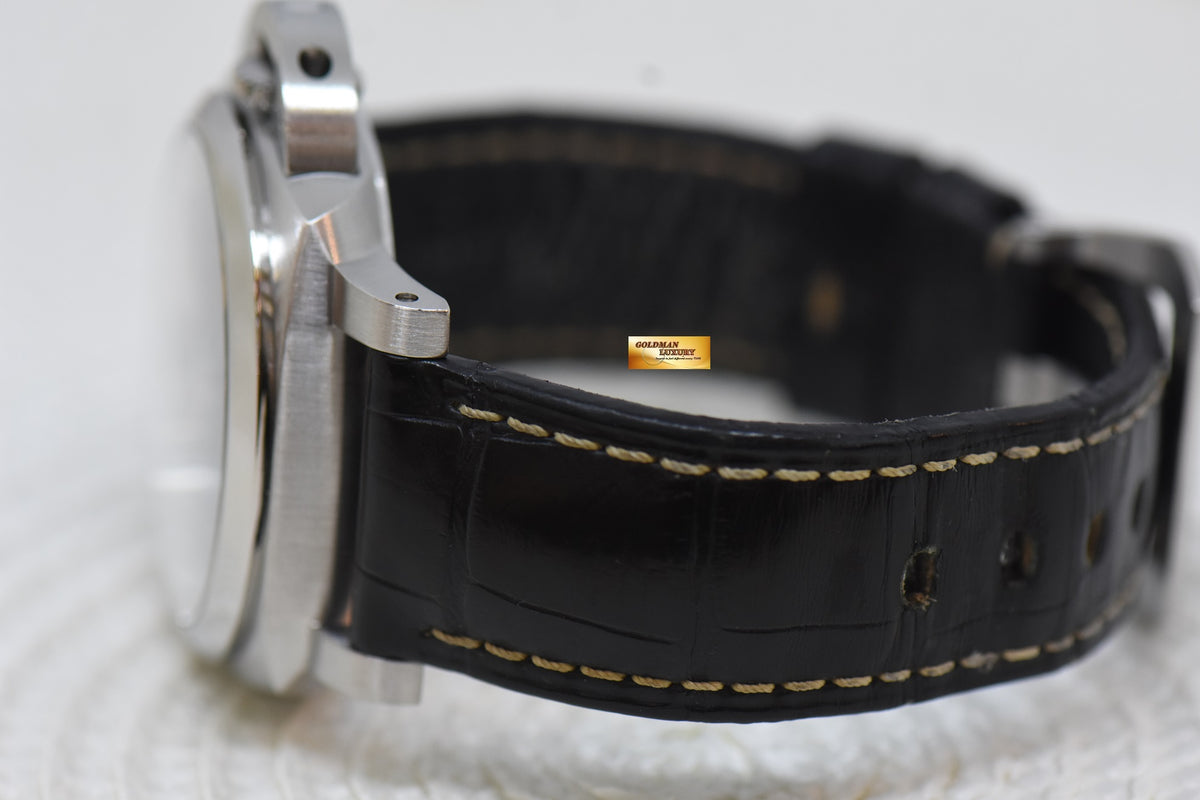 [SOLD] PANERAI LUMINOR MARINA 42mm STEEL IN LEATHER STRAP CAL. P.9010 3 DAYS POWER RESERVE AUTOMATIC PAM 1392 (MINT)