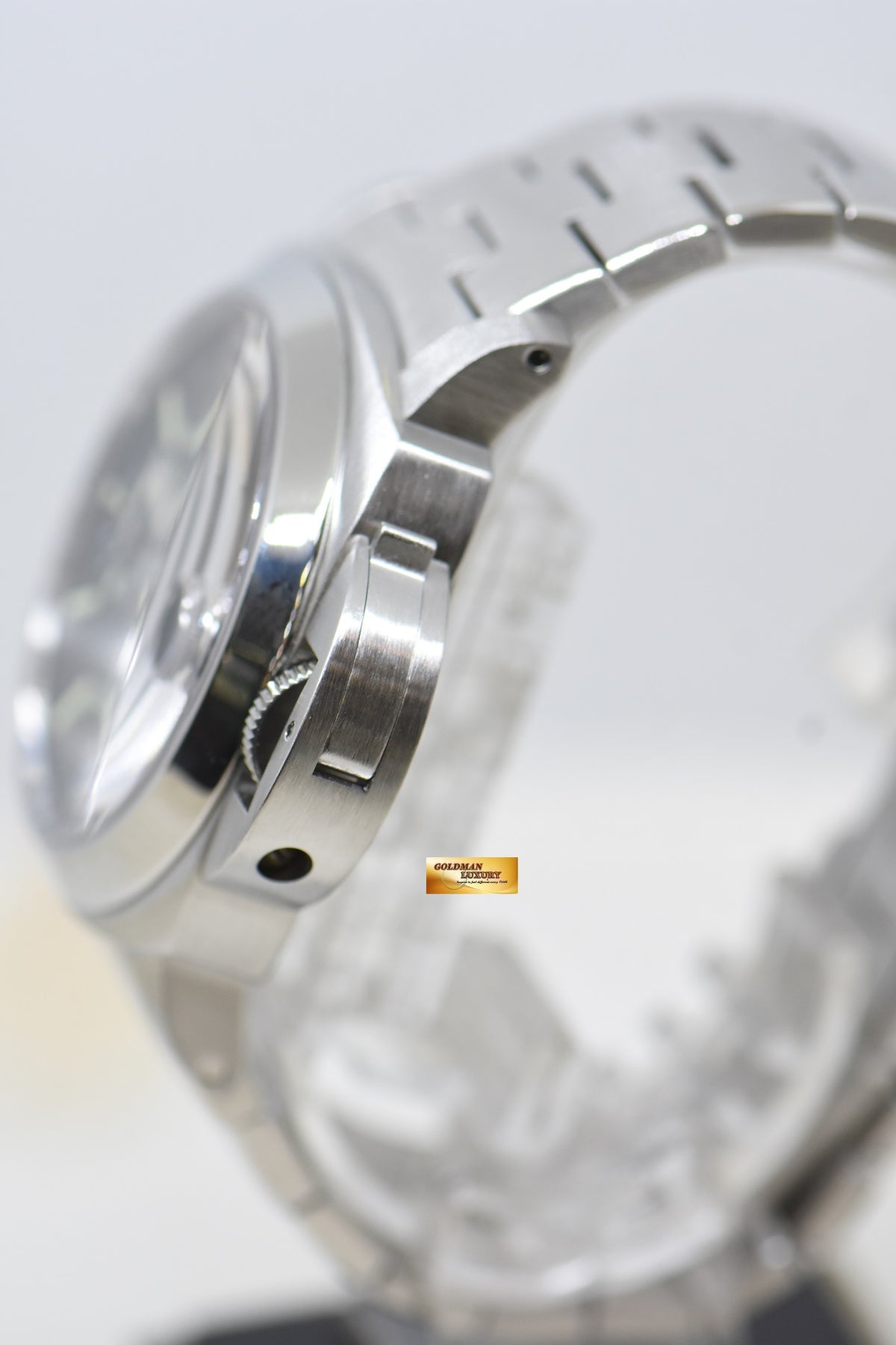 [SOLD] PANERAI LUMINOR MARINA 44mm STEEL IN BRACELET AUTOMATIC BLACK PAM 299 (LNIB)