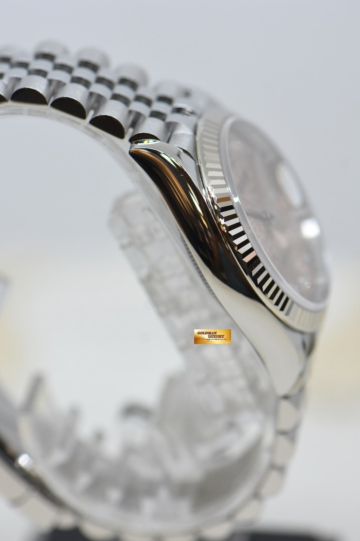 [SOLD] ROLEX OYSTER DATEJUST 36mm STEEL IN JUBILEE ANNIVERSARY SALMON COMPUTER DIAMOND DIAL 126234 (LNIB)
