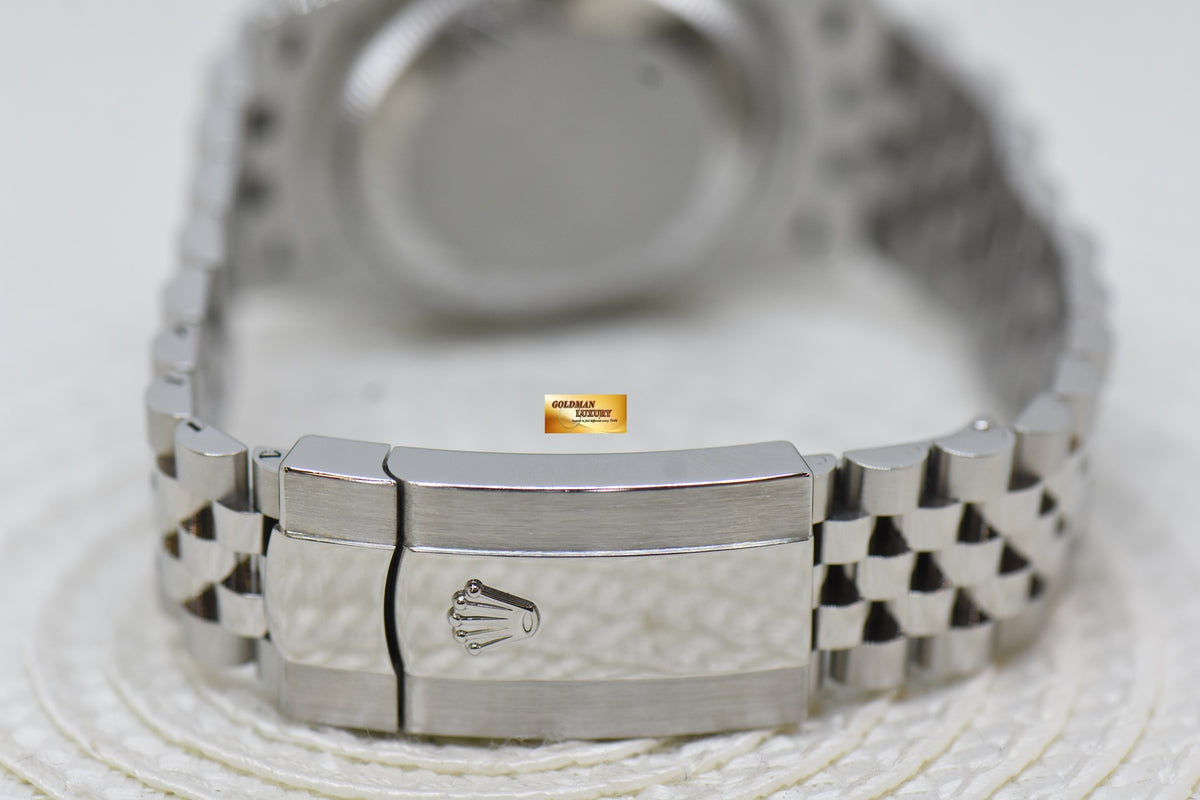 [SOLD] ROLEX OYSTER DATEJUST 36mm STEEL IN JUBILEE ANNIVERSARY SALMON COMPUTER DIAMOND DIAL 126234 (LNIB)