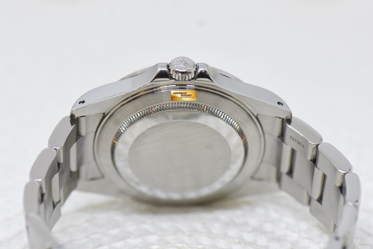 [SOLD] ROLEX OYSTER PERPETUAL EXPLORER II 40mm STEEL BLACK DIAL CALIBRE 3185 16570 (PINHOLE-SEL) (MINT)