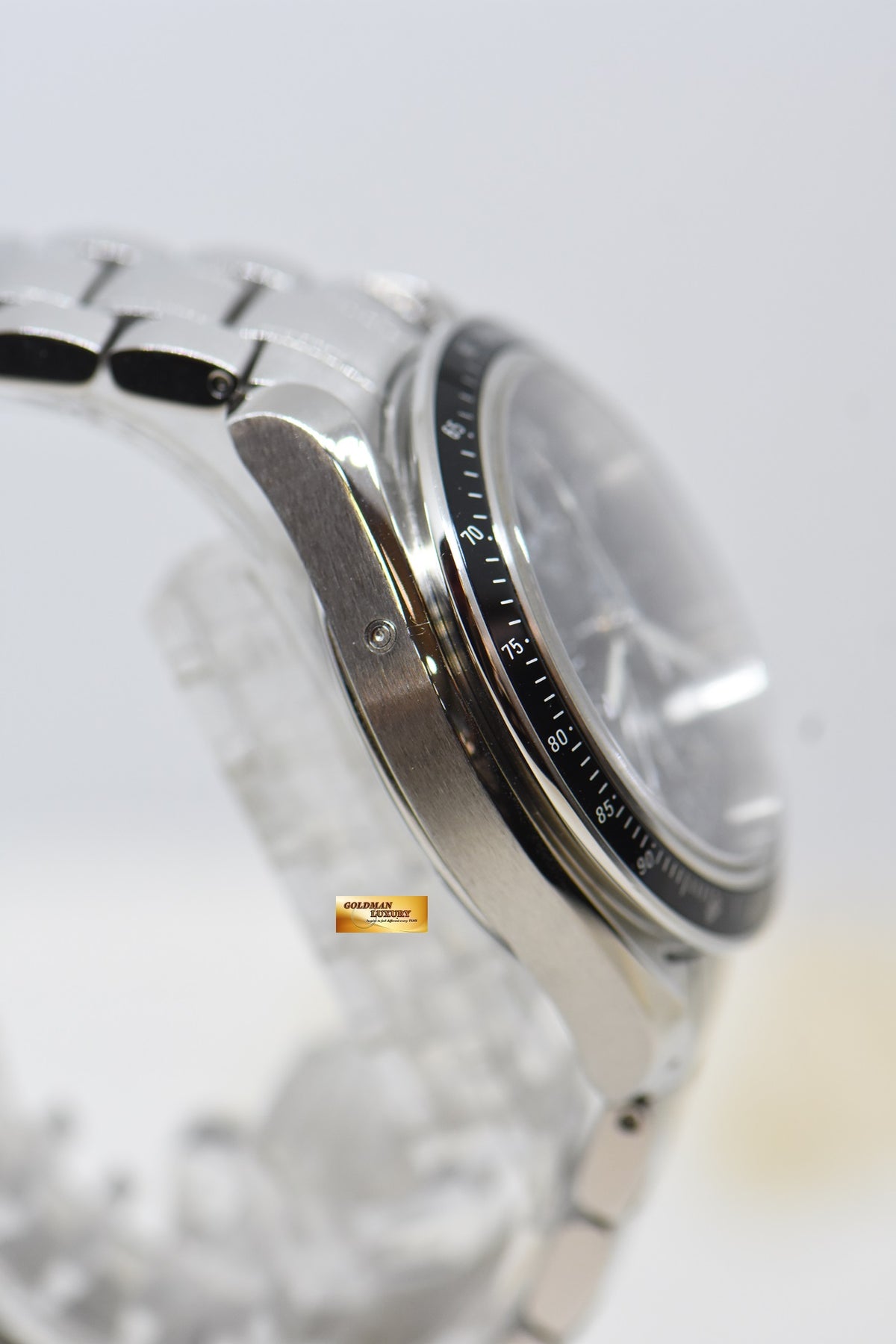 [SOLD] OMEGA SPEEDMASTER CHRONOGRAPH TRIPLE CALENDAR 39mm STEEL BRACELET BLACK 3220.5000 (MINT)