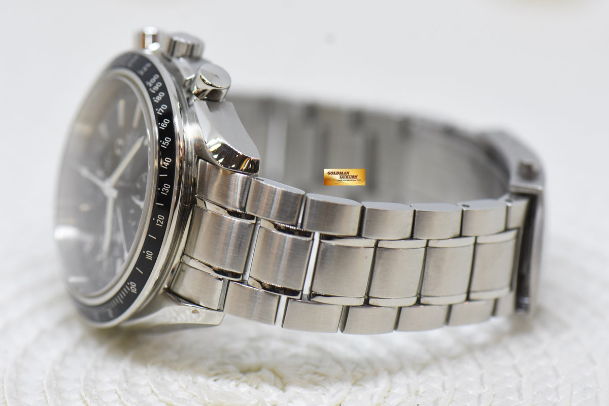[SOLD] OMEGA SPEEDMASTER CHRONOGRAPH TRIPLE CALENDAR 39mm STEEL BRACELET BLACK 3220.5000 (MINT)