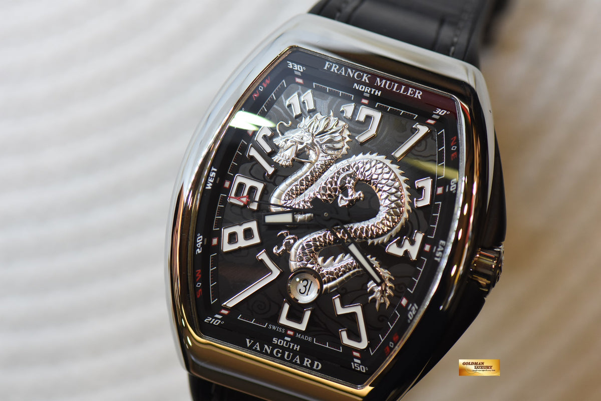 [SOLD] FRANCK MULLER VANGUARD DRAGON KING VR BLACK IN STRAP AUTOMATIC V45SCDT (LNIB)