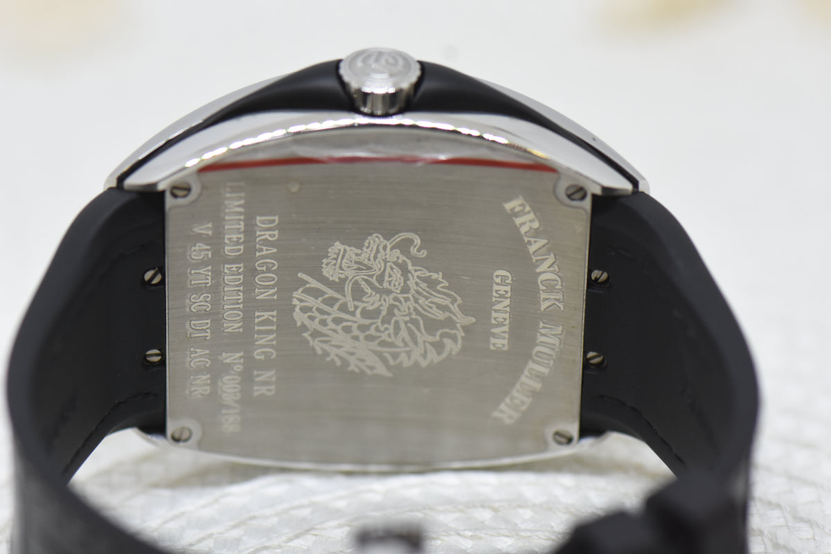 [SOLD] FRANCK MULLER VANGUARD DRAGON KING VR BLACK IN STRAP AUTOMATIC V45SCDT (LNIB)