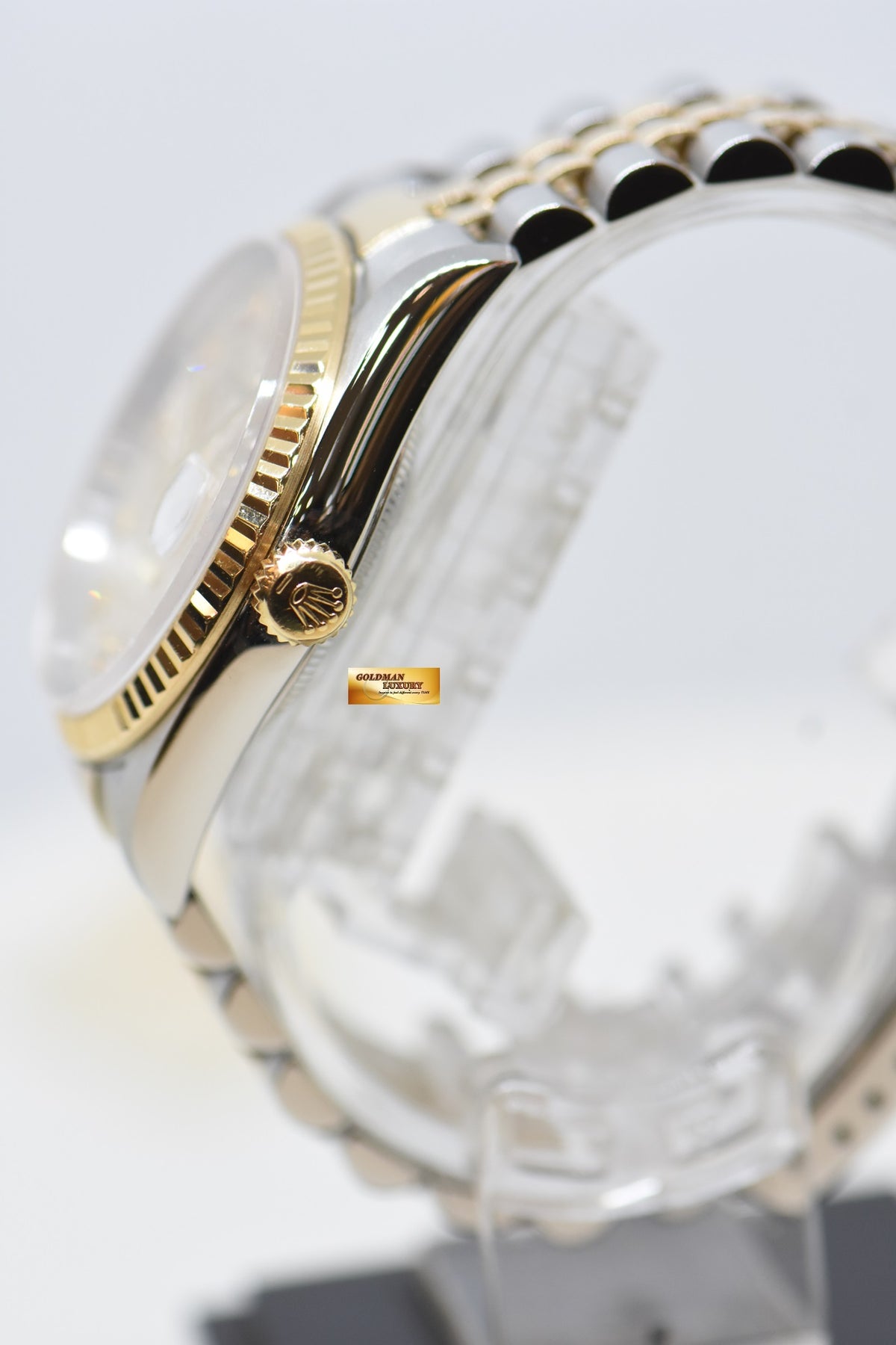 [SOLD] ROLEX OYSTER DATEJUST 36mm HALF-GOLD IN JUBILEE BRACELET COMPUTER DIAMOND DIAL 16233 (MINT)