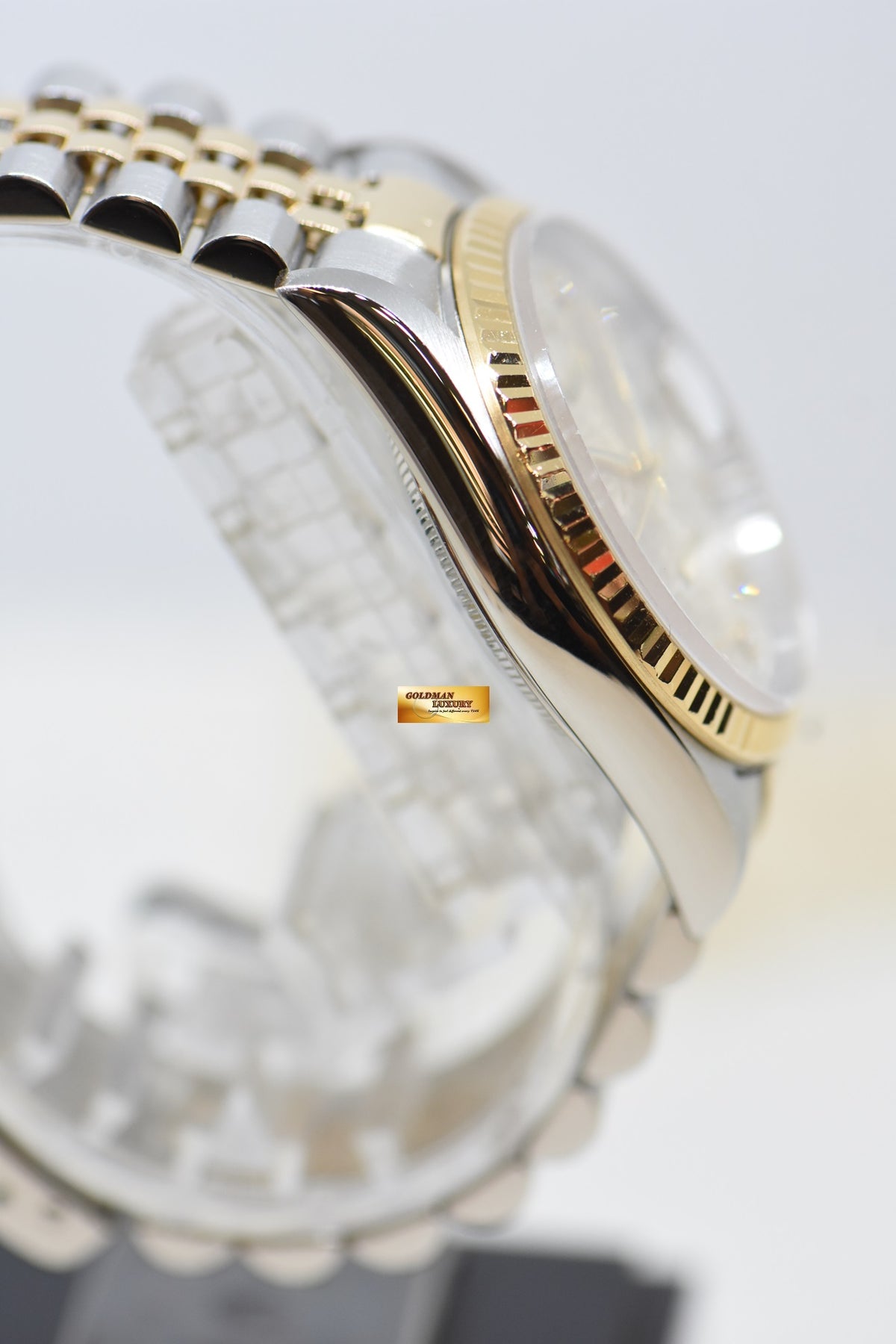 [SOLD] ROLEX OYSTER DATEJUST 36mm HALF-GOLD IN JUBILEE BRACELET COMPUTER DIAMOND DIAL 16233 (MINT)