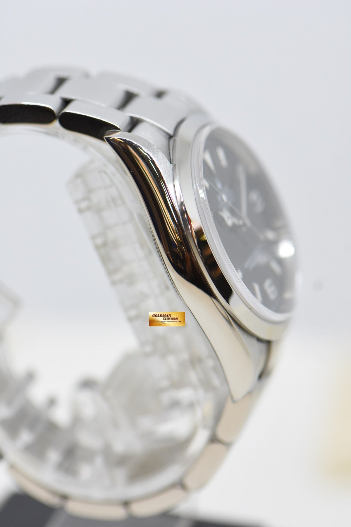 [SOLD] ROLEX OYSTER EXPLORER 1 36mm STEEL IN OYSTER BRACELET “SWISS MADE” DIAL 114270 (MINT)