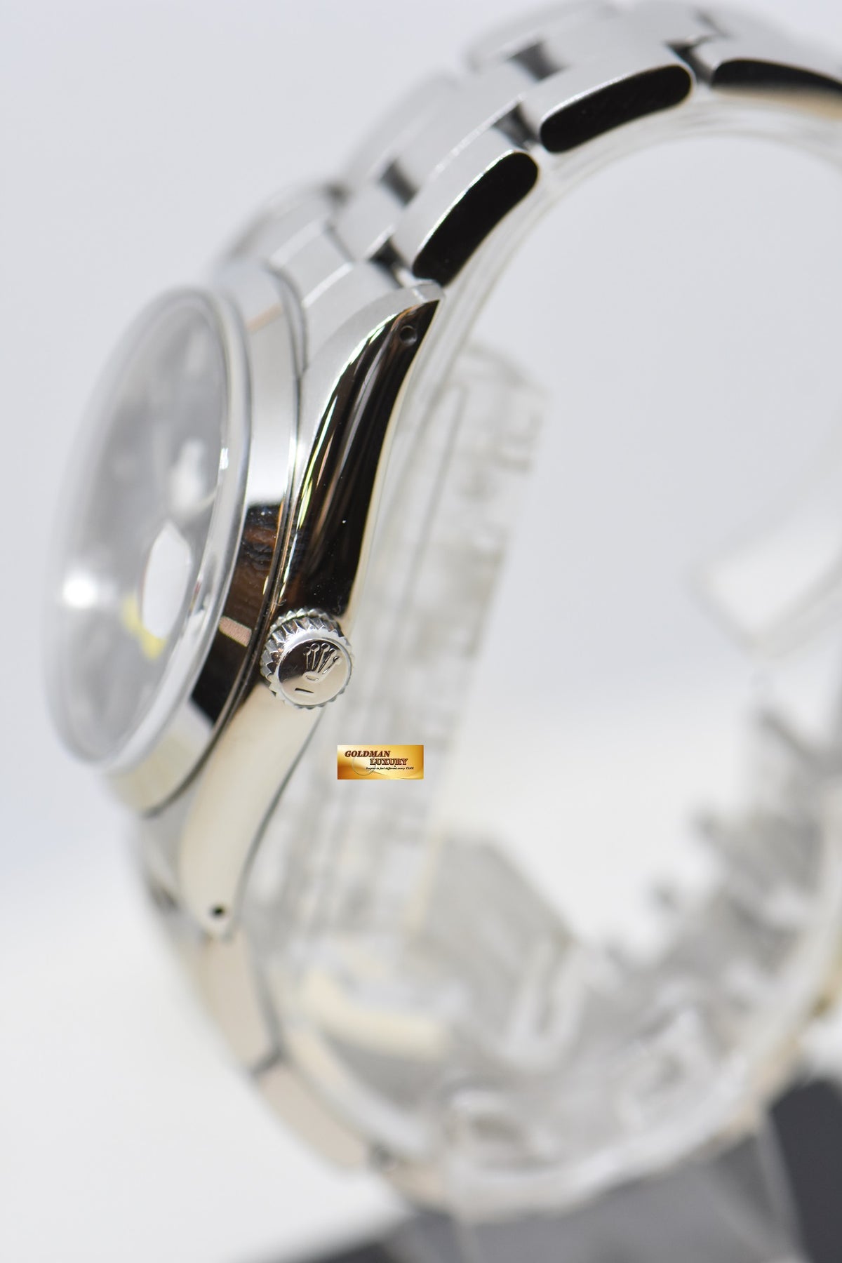 [SOLD] ROLEX OYSTERDATE PRECISION 34mm STEEL BRACELET CUSTOM MICKEY MOUSE DIAL 6694 (VINTAGE)